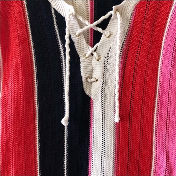 Tommy Hilfiger Knitted Striped Blouse - Picture 2 of 6